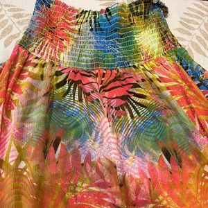 Tube top dress/ swim cover up never worn, new without tags